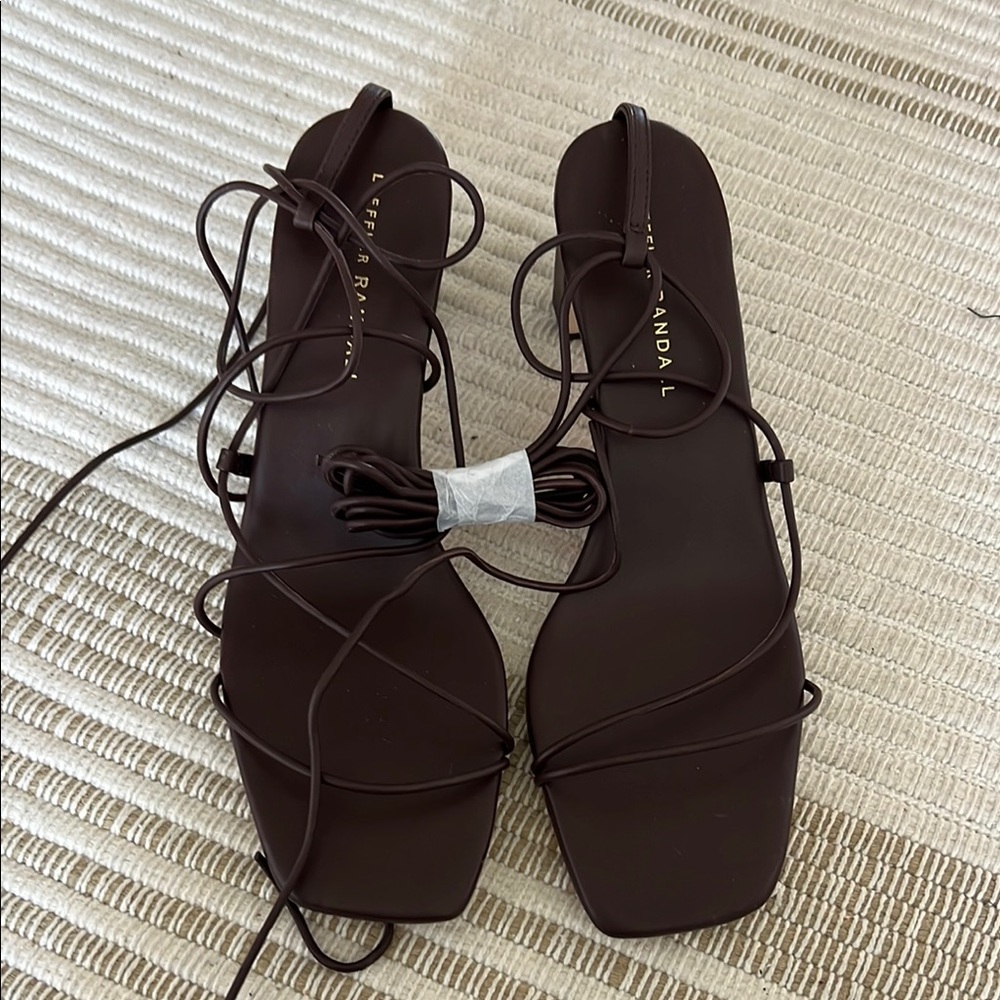 Loeffler Randall Cosette Brown Heeled Sandals